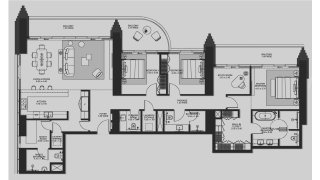 Apartment floor plan, 3 bedrooms in Atelis at d3 No. 11011